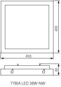 Потолочный светильник светодиодный Kanlux TYBIA 24640 (220V)
