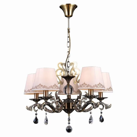 Подвесная люстра Natali Kovaltseva Calais 70012-5C ANTIQUE