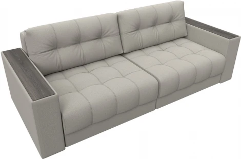 Диван прямой с декором Лига-049 НПБ Лига Диванов (Рогожка) арт.128382