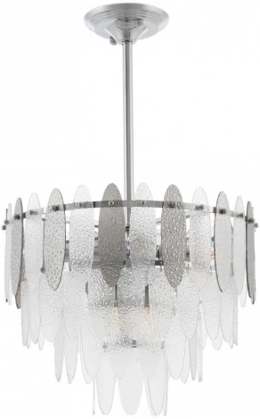 Подвесная люстра хрустальная на штанге Arte Milano Sorrento-1309 371309/6/300/400 CR (220V)