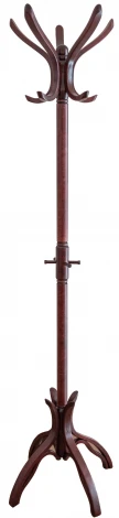 Вешалка напольная В 12Н махагон от фабрики Mebelik