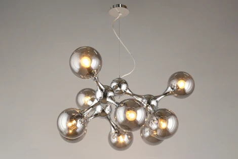 Подвесная люстра Aployt Helen APL.905.03.09 (220V, на тросе, шарики)