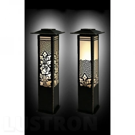 Наземный светильник Русские фонари Novara 330-38/bg-11 (220V, цветы)