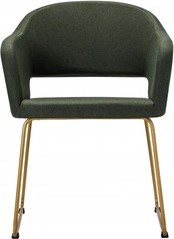 Кресло Oscar темно-зеленый/Линк золото R-Home арт.410118124h_Dark_Green