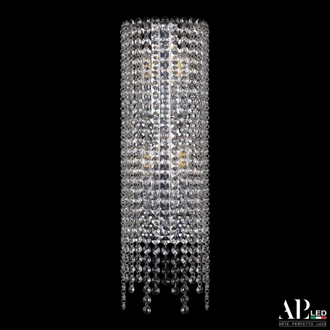 Бра хрустальное APL LED Sicilia SH500.B5.16-45.B.Ni.E14 (220V)