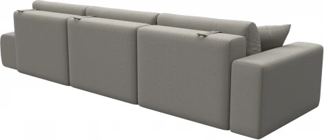 Диван прямой Лига-036 НПБ Модерн Лонг подлокотник слева Лига Диванов (Рогожка) арт.124741L