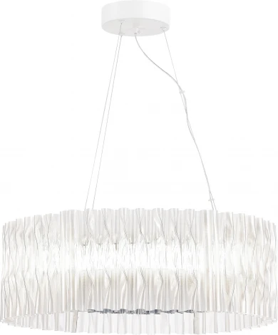 Подвесная люстра ST Luce Nazare SL6012.103.01 Хром/Прозрачный LED 1*64W (220V, на тросе, круглые)