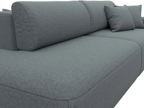 Диван прямой Лига-036 НПБ Модерн подлокотник справа Лига Диванов (Рогожка) арт.124221