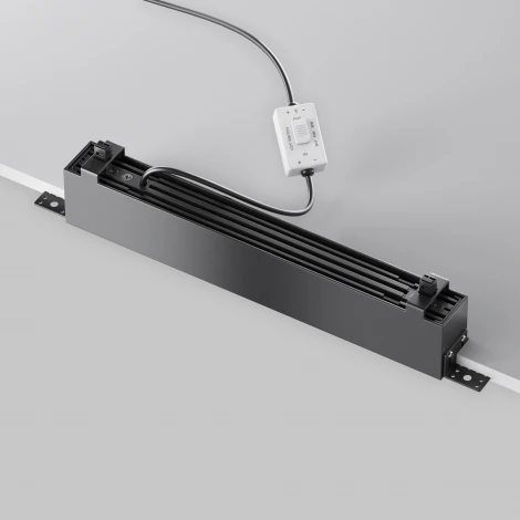 Встраиваемый линейный светильник под гипсокартон светодиодный Maytoni Points DL065-20W3-6K-TRS-B (220V)