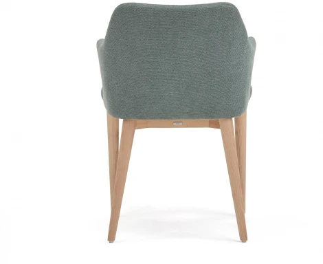 Обеденный стул La Forma (ex Julia Grup) Croft (Зеленый/ Фанера,Ясень)