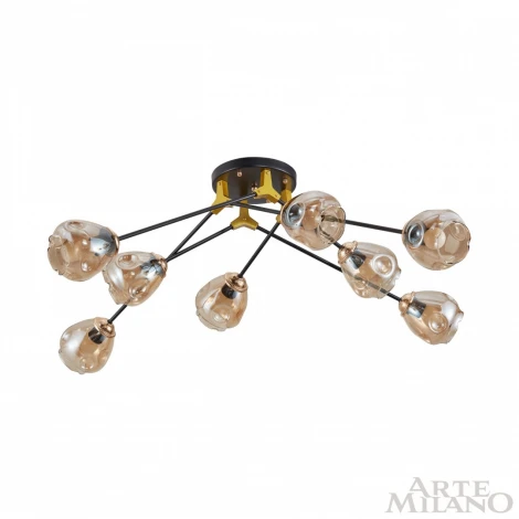 Потолочная люстра на штанге Arte Milano Amalfi 252588/8 Br (220V)