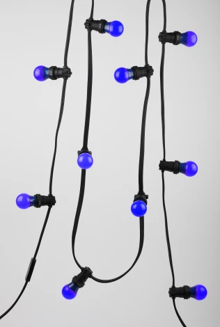 Лампочка светодиодная синяя для Белт-лайт E27 3W ЭРА ERABL50-E27