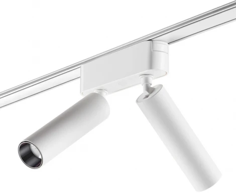 Трековый светильник Novotech Smal 359253 SHINO белый для низковольтного шинопровода IP20 LED 14W 48V 1260Лм 3000К (круглые)
