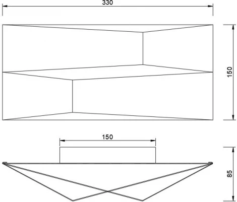 Настенный светильник Mantra Fuji 8159 (LED, 220V)