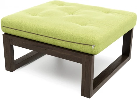 Пуф Arsko Амбер венге зеленая рогожка