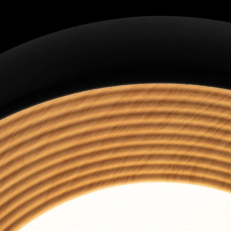 Потолочный светильник круглый Loft It Folk 10255/350 Black (LED, 220V, круглые)