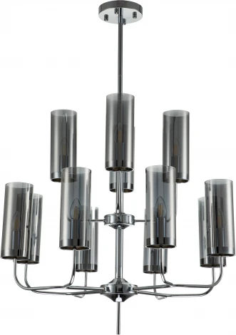 Люстра потолочная на штанге Balletto V000259 (13014/12R Chrome ) (220V)