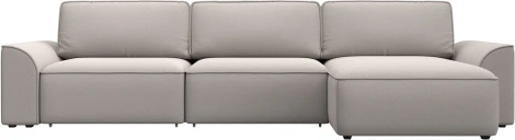 Диван угловой Лига-048 НПБ лонг Лига Диванов (Замша) арт.128508