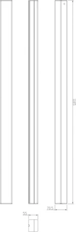 Настенно-потолочный светильник светодиодный ЭРА SML-10-WB-40K-W48 (220V, IP40)