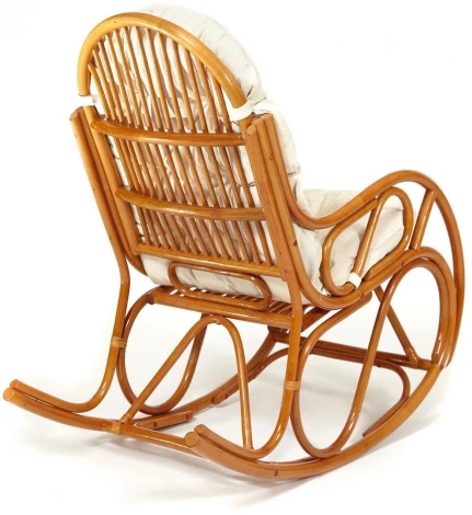 Кресло-качалка VIENNA (разборная) / без подушки ротанг top quality, 58x133x102 см, Cognac (коньяк) Tetchair 12997