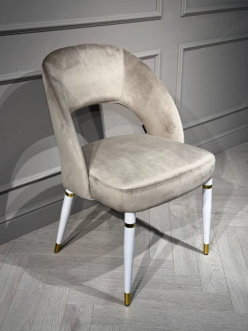 Стул обеденный IST-CASA Оливия ART2367-BG, бежевый /белый