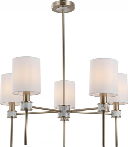 Потолочная люстра на штанге (13035/5R Brass) Indigo Poesia V000577 (220V)