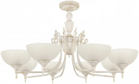 Потолочная люстра на штанге Arte Milano AM340049 340049/8 WT+G (220V)