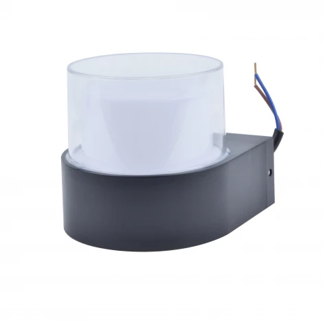 Настенный уличный светильник 4000K Uniel ULU-P21A-5W/4000K IP65 BLACK