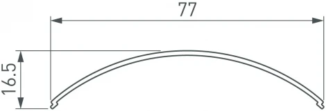 Экран KANT-H55 ROUND OPAL (Arlight, Пластик) 056926