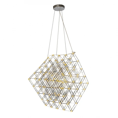 Подвесной светильник iLedex Stratosphere FQ-600-100 CR (220V, на тросе, куб)