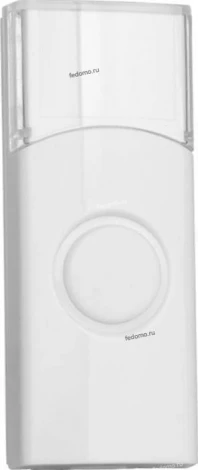 Звонок дверной беспроводной Elektrostandard, белый с хромом, 36 мелодий, IP44, 433MHz