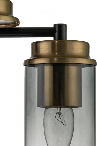 Настольная лампа Escada Dinasty 2118/2 E14*40W Black/Brass (220V, выключатель)