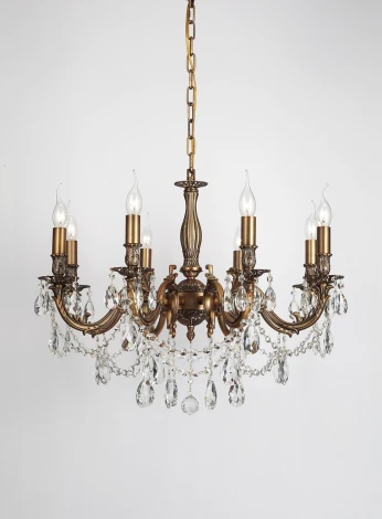 Подвесная люстра Lucia Tucci Firenze 141.8 antique (220V, на цепи, подсвечник, свеча)