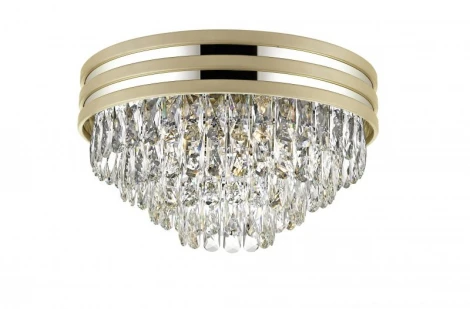 Потолочная люстра каскадная Simple Story 5581 5581-5CL (220V, хрусталь)