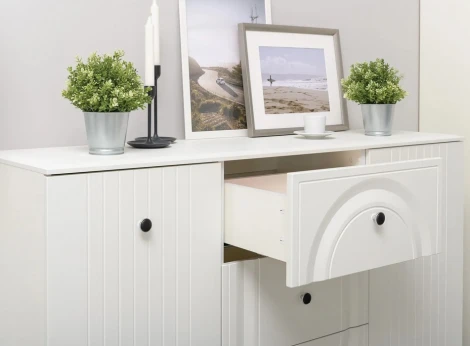 Комод Mobi Вестра 13.309 белый pe шагрень / белая шагрень 457175