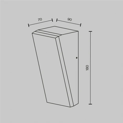 Настенный уличный светильник Maytoni Brick O436WL-L10GF3K1 (LED, 220V, IP54)