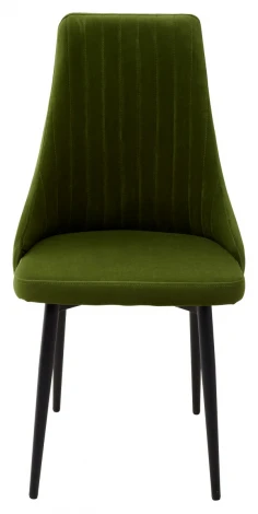 Обеденный стул M-City Руссо Premier 17 Лайм, велюр / черный каркас