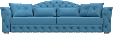 Диван прямой Артис (Голубой/Рогожка) Лига Диванов арт.123266