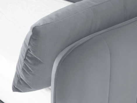 Кушетка Vicari ОГОГО (арт.815007), (Ткань/Голубой)