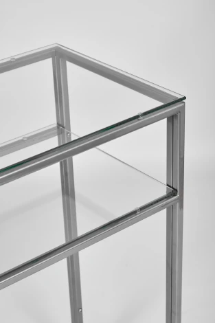Консольный стол AllConsoles 1043-CS clear серебряный