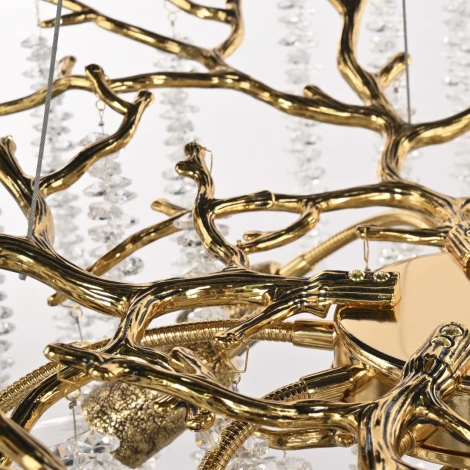 Подвесная люстра хрустальная Arte Milano Milano-1 23110.760.10.E14.A GB (220V, на тросе)