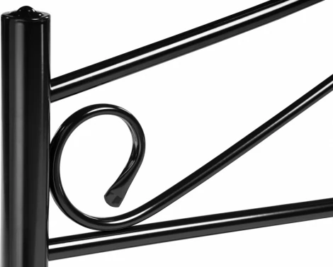 Кровать Woodville Морика 160х200 черная