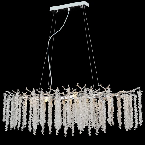 Подвесная люстра хрустальная Reluce 33001-0.4-1000 CH (220V, на тросе)