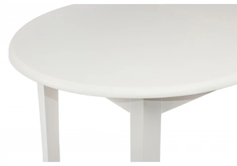 Обеденный стол из дерева Woodville Lugano butter white 1597