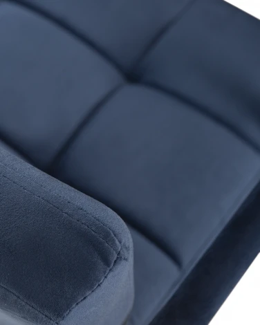 Набор 2 шт офисное кресло для персонала DOBRIN TERRY (синий велюр (MJ9-117))