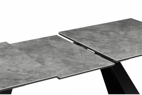 Кухонный стол Woodville Стиг (Металл,Керамика/Черный) арт.588014