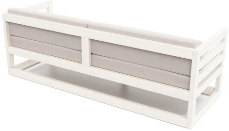 Диван Arsko Магнус Б беленый дуб велюр светло-серый