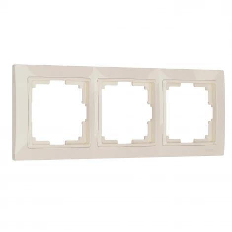 Рамка на 3 поста Snabb basic (слоновая кость) Werkel W0032003 (a051296)