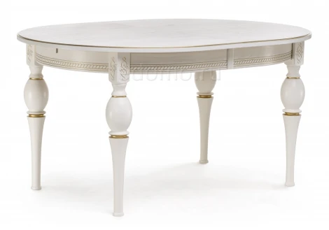 Стол Woodville Авилла молочный / золото 483902