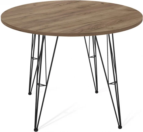 Стол SHT-TU10/90 ЛДСП черный муар/дуб галифакс табак Sheffilton SHT-TU10 1512599901